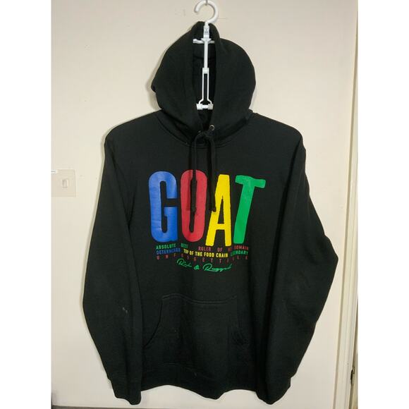 The G.O.A.T Rich & Rugged Mens Hoodie Large - Picture 1 of 7